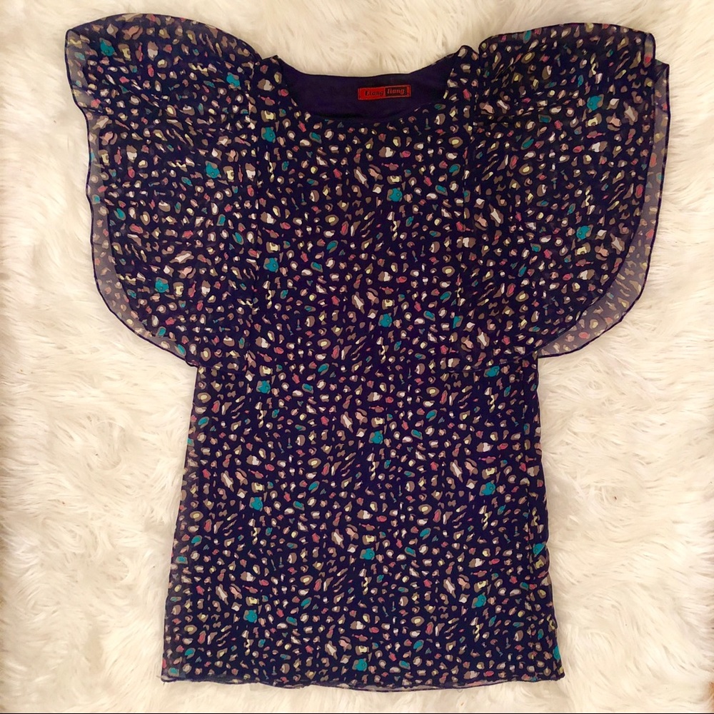 Colorful Short Sleeve Dress